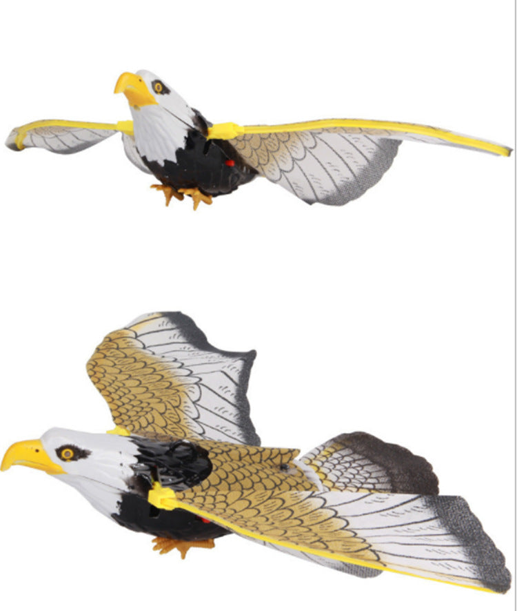 Predator's Plume Interactive Bird Toy – Ceiling Rotating Play Bird