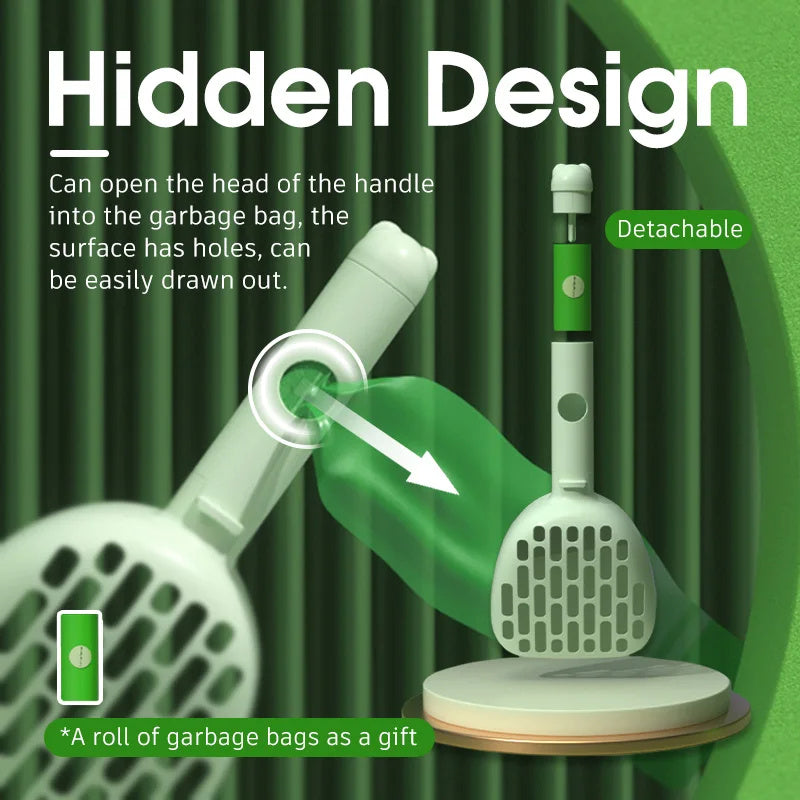 TidyScoop: A durable, hygienic litter solution.