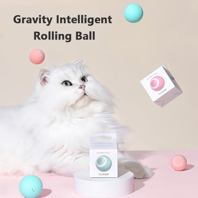 The Purrfect Pounce: A smart ball that keeps cats active and engaged.