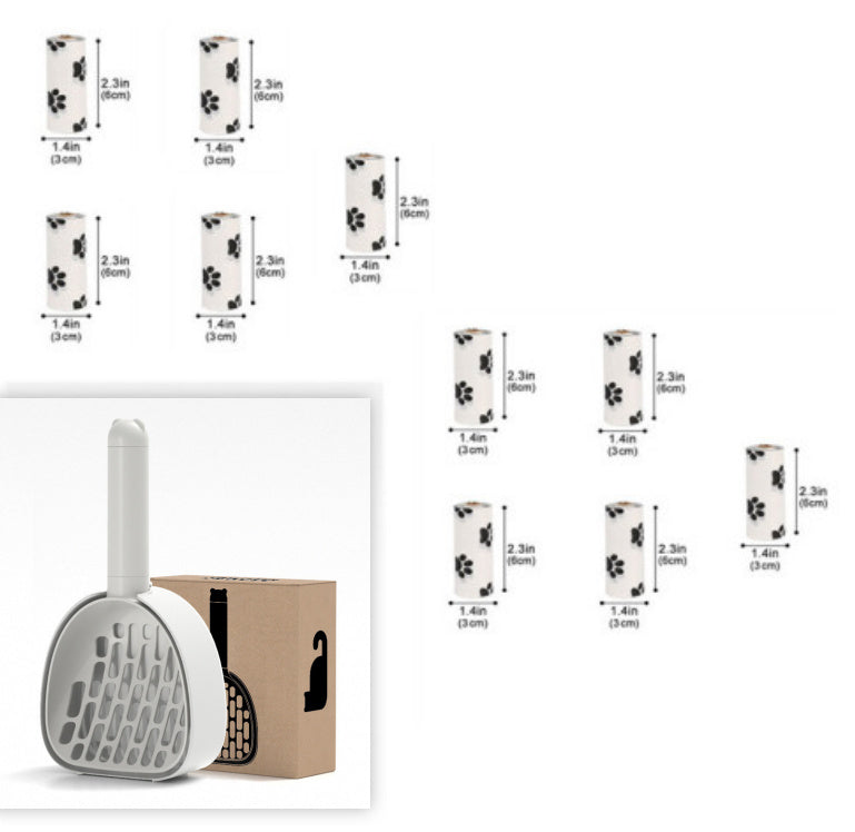 TidyScoop: A durable, hygienic litter solution.