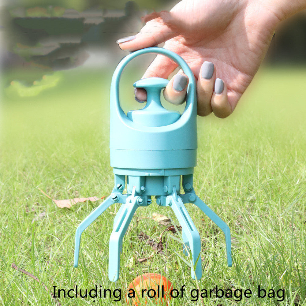 Paw-Litter Patrol – Claw Grabber Poop Scooper with Built-in Bag Dispenser