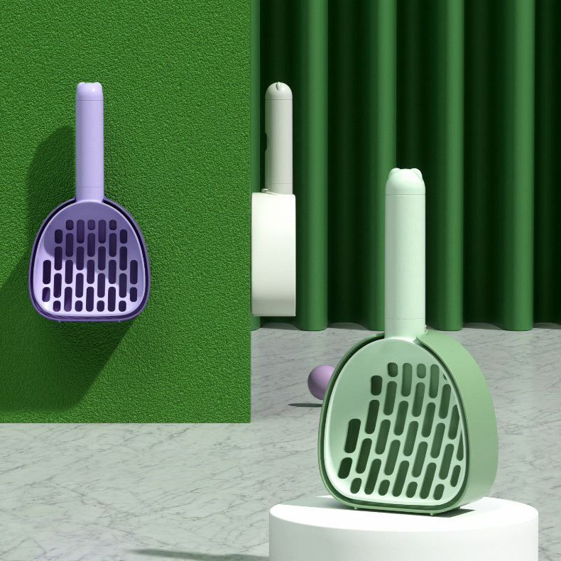 TidyScoop: A durable, hygienic litter solution.
