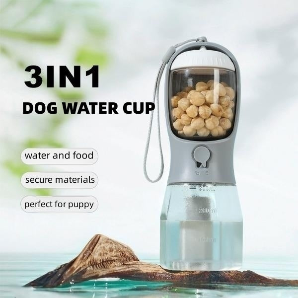 The On-the-Go Buddy: Water, food, and bags in one.