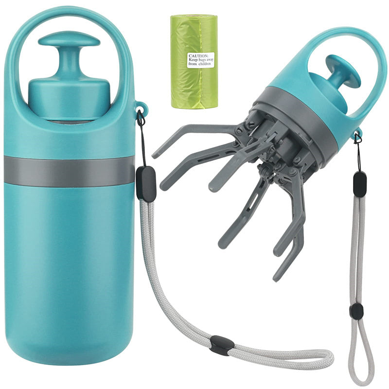 Paw-Litter Patrol – Claw Grabber Poop Scooper with Built-in Bag Dispenser