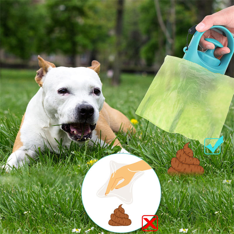 Paw-Litter Patrol – Claw Grabber Poop Scooper with Built-in Bag Dispenser